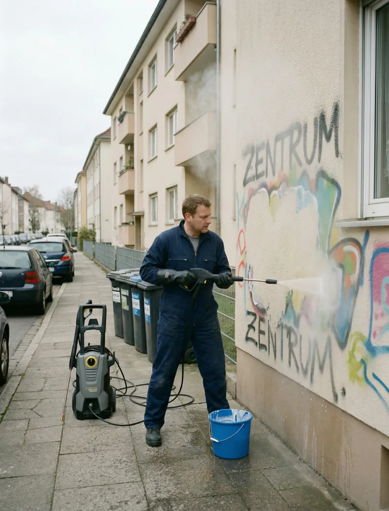 Anti-Graffiti-Beschichtung Auftrag