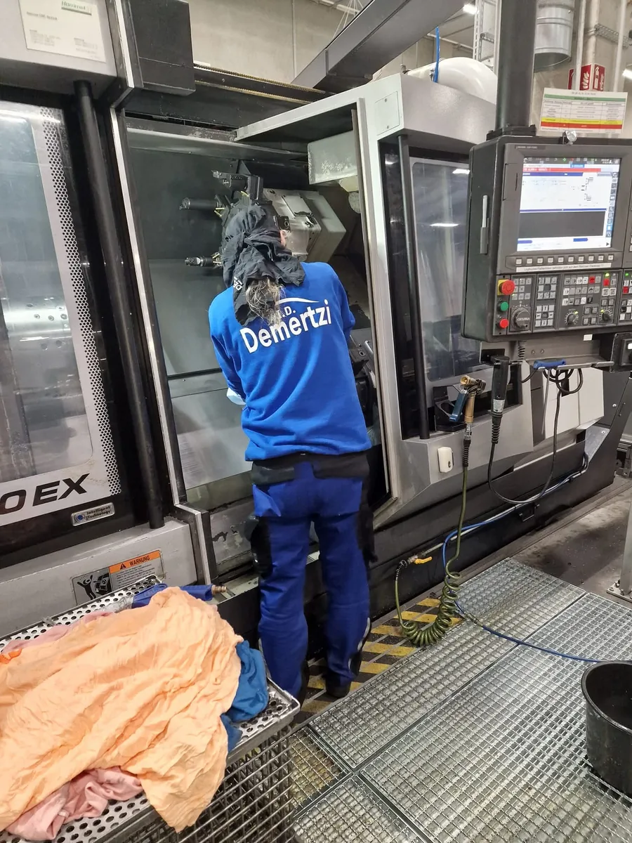 Gereinigte Industrieanlage nach dem Einsatz